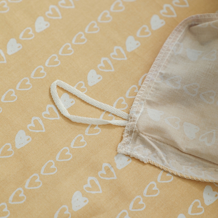 91家纺网 家纺一手货源 找家纺 感遇 2021年春夏新品全棉单床单 心心相印