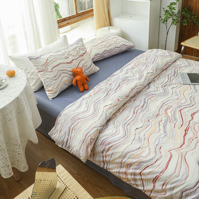 91家纺网 家纺一手货源 找家纺 感遇 2021年春夏新品全棉纯棉单被套 大气层