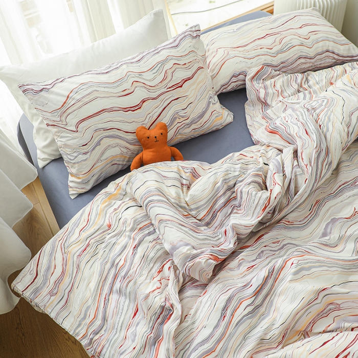 91家纺网 家纺一手货源 找家纺 感遇 2021年春夏新品全棉纯棉单被套 大气层