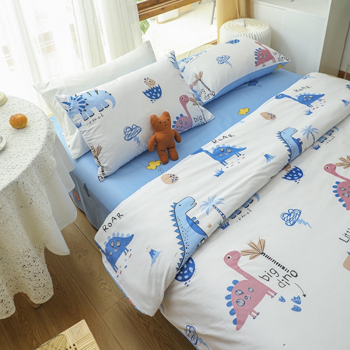 91家纺网 家纺一手货源 找家纺 感遇 2021年春夏新品全棉纯棉单被套 小阿龙