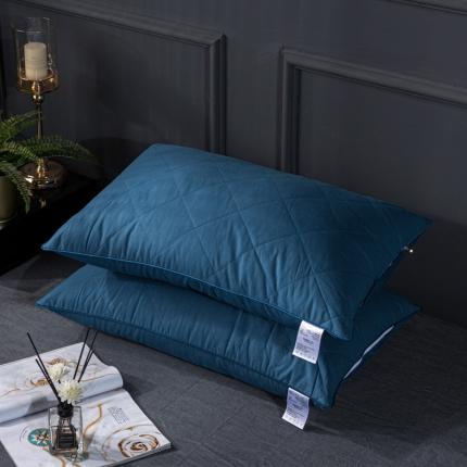 91家纺网 家纺一手货源 找家纺 （总）萌番宝 2021新款全棉大方格低中高羽丝绒枕芯