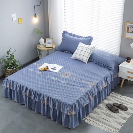 91家纺网 家纺一手货源 找家纺 情煊 2021新款全棉13372夹棉床裙(可定制尺寸) 欧姿典雅