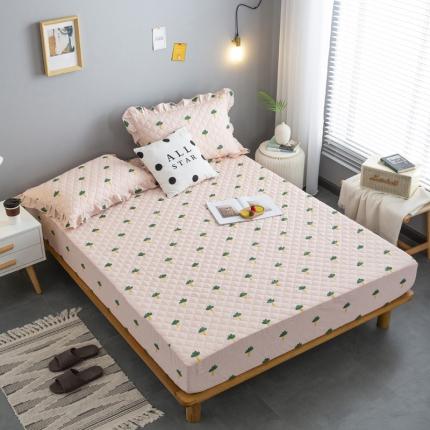 91家纺网 家纺一手货源 找家纺 情煊 2021新款全棉13372夹棉床笠(可定制尺寸) 迷境森林