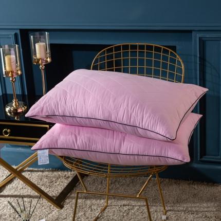 91家纺网 家纺一手货源 找家纺 萌番宝 2021新款磨毛绗绣枕芯 粉色