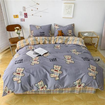 91家纺网 家纺一手货源 找家纺 （总）感遇家纺 2021新款春夏新品全棉四件套纯棉三件套