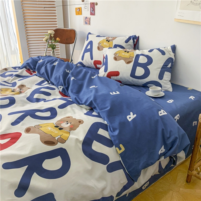 91家纺网 家纺一手货源 找家纺 （总）感遇家纺 2021新款春夏新品全棉四件套纯棉三件套