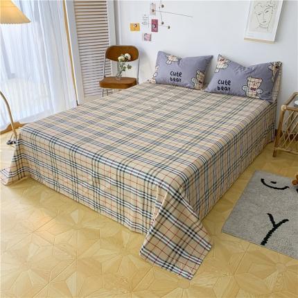 91家纺网 家纺一手货源 找家纺 （总）感遇家纺 2021新款春夏新品全棉单床单