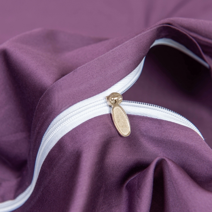 91家纺网 家纺一手货源 找家纺 久典家居 2020新款60S长绒棉被套 魅惑紫