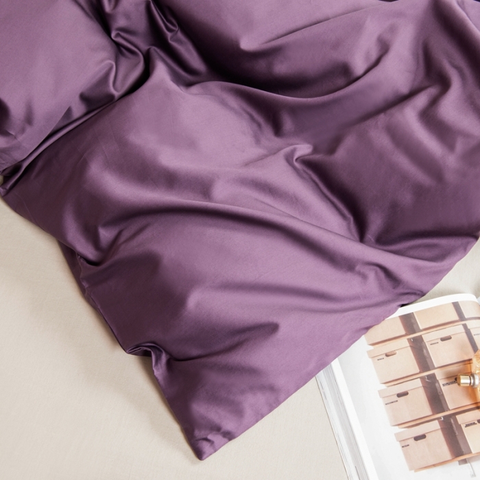 91家纺网 家纺一手货源 找家纺 久典家居 2020新款60S长绒棉被套 魅惑紫