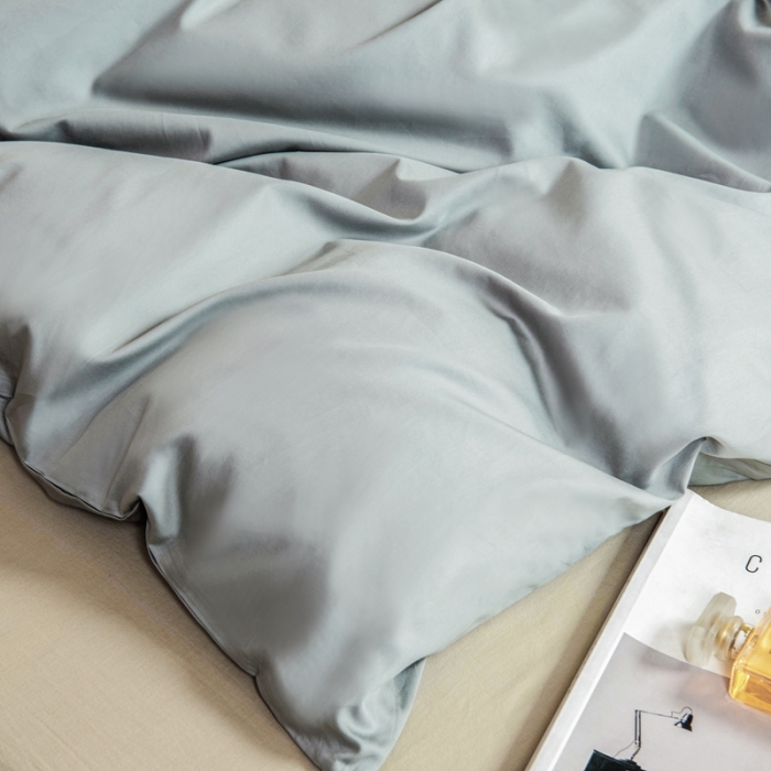 91家纺网 家纺一手货源 找家纺 久典家居 2020新款60S长绒棉被套 暮云灰