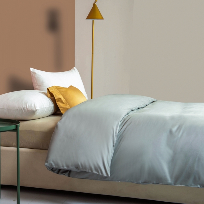 91家纺网 家纺一手货源 找家纺 久典家居 2020新款60S长绒棉被套 暮云灰