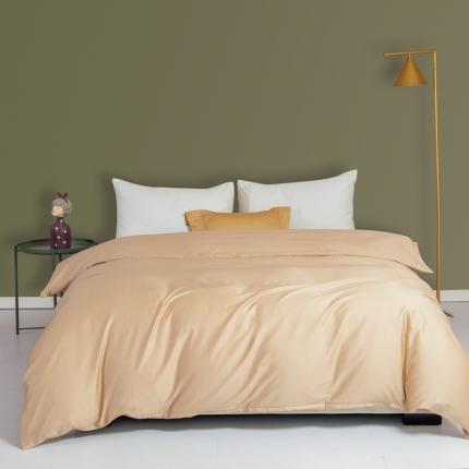 久典家居 2020新款60S长绒棉被套 牛奶咖