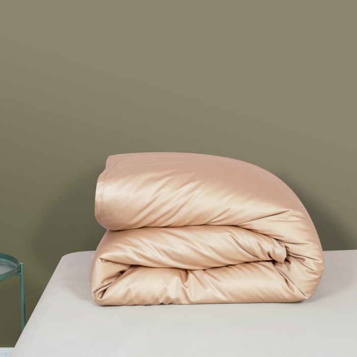 91家纺网 家纺一手货源 找家纺 久典家居 2020新款60S长绒棉被套 牛奶咖