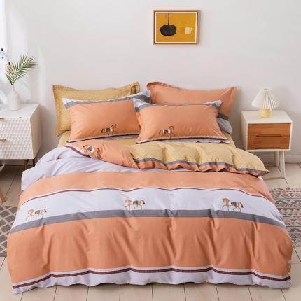 91家纺网 家纺一手货源 找家纺 （总）星期三 2020年秋冬新款全棉13372四件套（加老板微信有会员价）