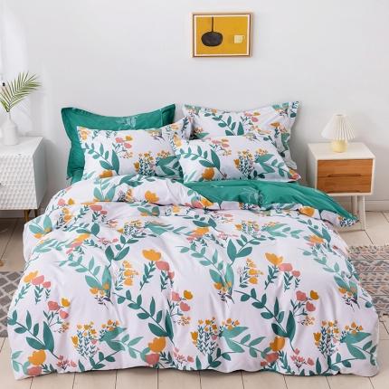 91家纺网 家纺一手货源 找家纺 （总）星期三 2020年秋冬新款全棉13372四件套（加老板微信有会员价）