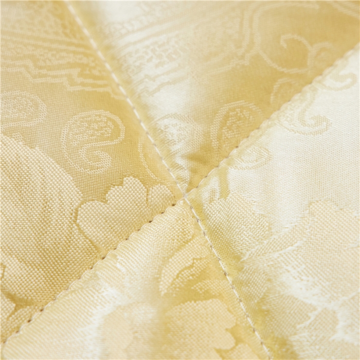 91家纺网 家纺一手货源 找家纺 鑫发 2020新款牡丹花被夏凉被春秋冬被子礼品被芯米黄