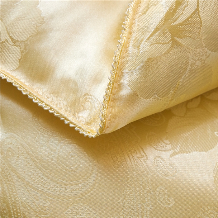 91家纺网 家纺一手货源 找家纺 鑫发 2020新款牡丹花被夏凉被春秋冬被子礼品被芯米黄