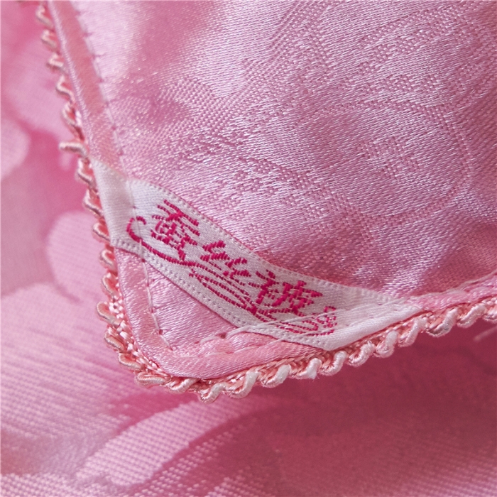 91家纺网 家纺一手货源 找家纺 鑫发 2020新款牡丹花被夏凉被春秋冬被子礼品被芯粉色