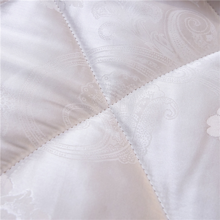 91家纺网 家纺一手货源 找家纺 鑫发 2020新款牡丹花被夏凉被春秋冬被子礼品被芯 白色