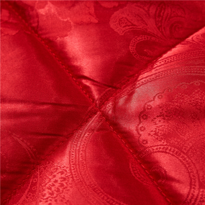 91家纺网 家纺一手货源 找家纺 鑫发 新款牡丹花被夏凉被春秋冬被子礼品被芯大红