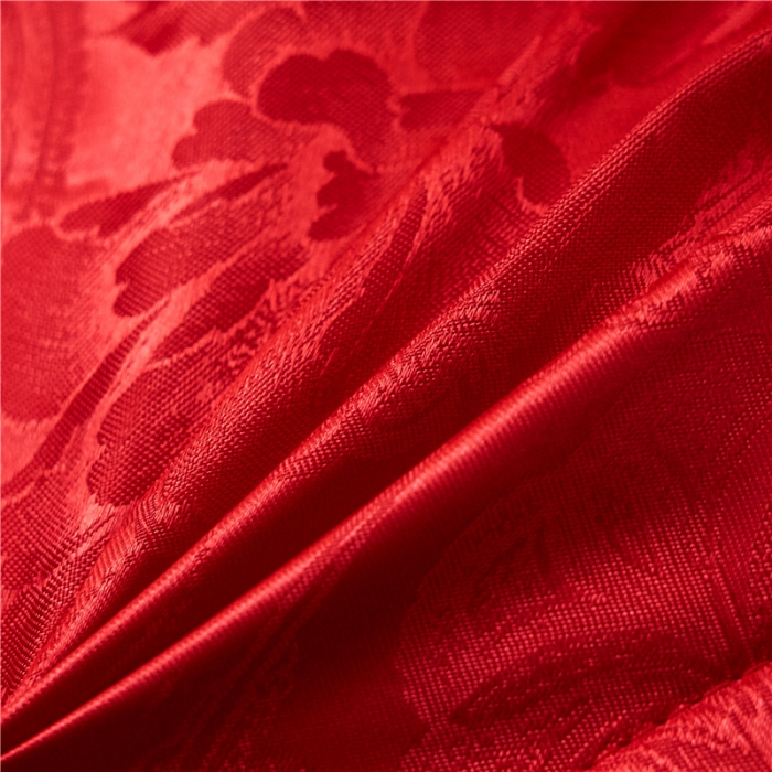 91家纺网 家纺一手货源 找家纺 鑫发 新款牡丹花被夏凉被春秋冬被子礼品被芯大红