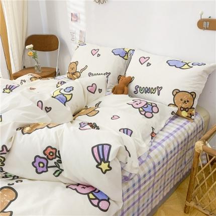 91家纺网 家纺一手货源 找家纺 （总）感遇 2021年春夏新品全棉纯棉单被套