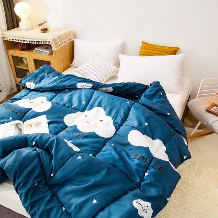 91家纺网 家纺一手货源 找家纺 畅销被业 2021新款印花冬被 阳光生活