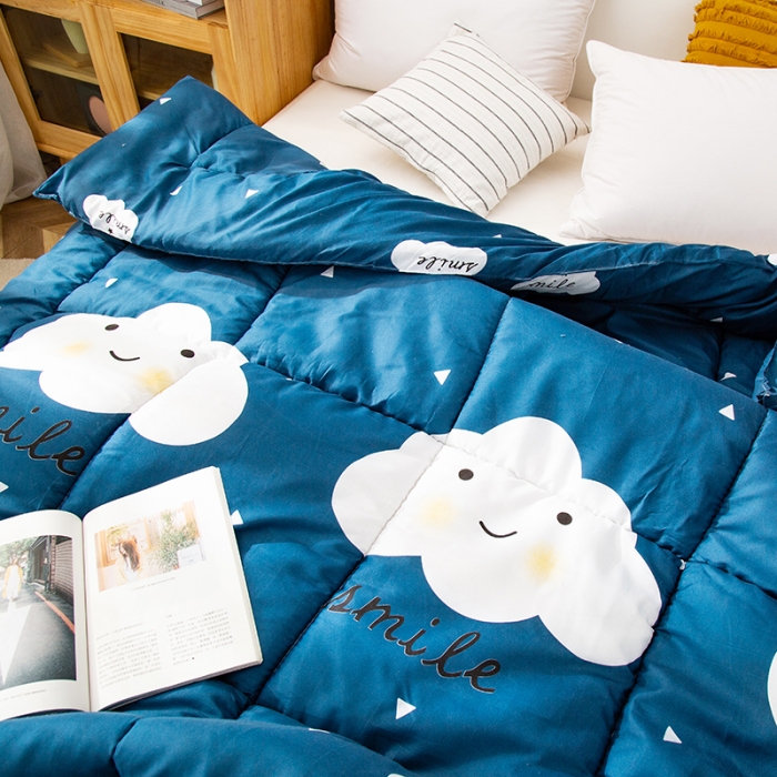 91家纺网 家纺一手货源 找家纺 畅销被业 2021新款印花冬被 阳光生活