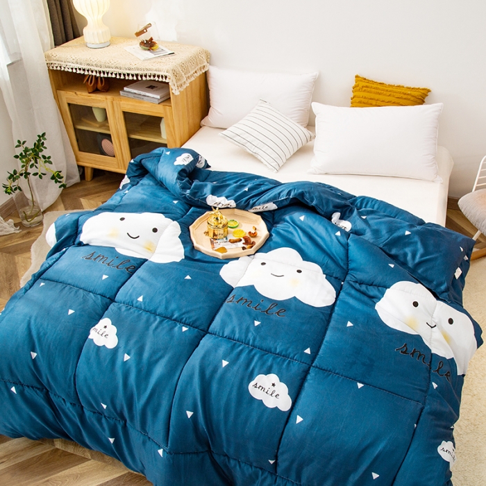 91家纺网 家纺一手货源 找家纺 畅销被业 2021新款印花冬被 阳光生活