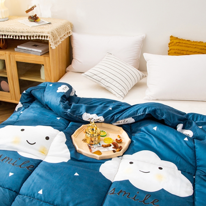 91家纺网 家纺一手货源 找家纺 畅销被业 2021新款印花冬被 阳光生活