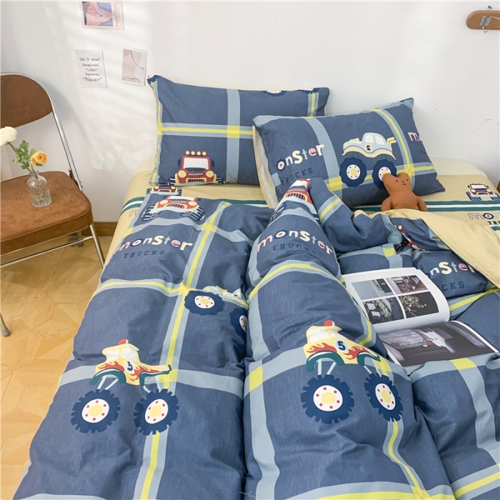 91家纺网 家纺一手货源 找家纺 感遇 2021年春夏新品全棉纯棉单被套 越野大赛