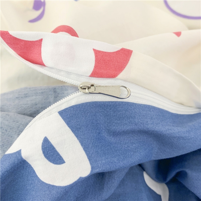 91家纺网 家纺一手货源 找家纺 感遇 2021年春夏新品全棉纯棉单被套 字母小熊