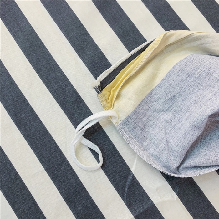 91家纺网 家纺一手货源 找家纺 感遇家纺 2021年春夏新品全棉四件套纯棉三件套 波浪纹