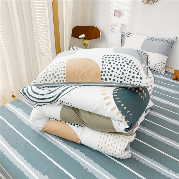 91家纺网 家纺一手货源 找家纺 感遇家纺 2021年春夏新品全棉四件套纯棉三件套 童年