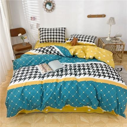 91家纺网 家纺一手货源 找家纺 （总）感遇家纺 2021新款春夏新品全棉四件套纯棉三件套