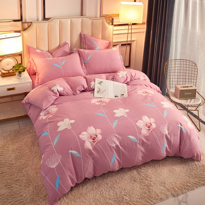 91家纺网 家纺一手货源 找家纺 （总）雲归梦 2020新款全棉加厚磨毛四件套