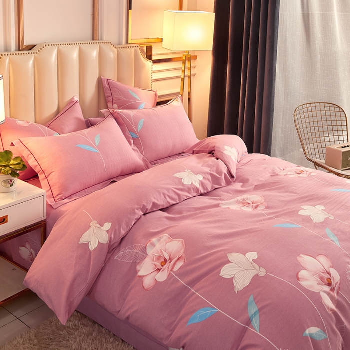 91家纺网 家纺一手货源 找家纺 （总）雲归梦 2020新款全棉加厚磨毛四件套