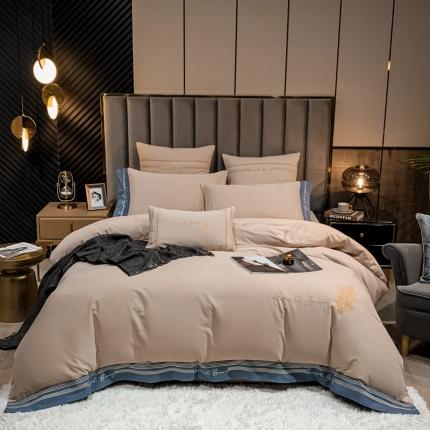 91家纺网 家纺一手货源 找家纺 （总）博纳 2020新款加厚生态全棉磨毛四件套—赛琳娜