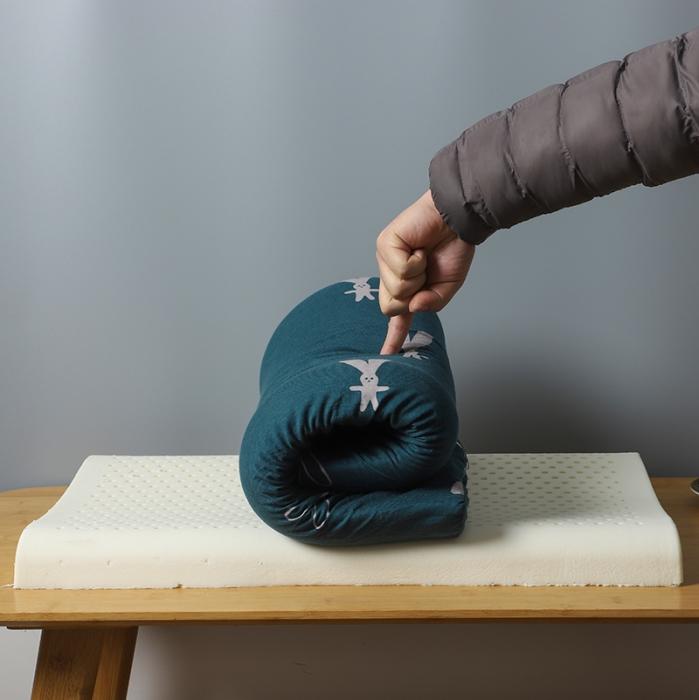 91家纺网 家纺一手货源 找家纺 微枕芯 2020新款低薄款成人儿童护颈椎乳胶枕头单只