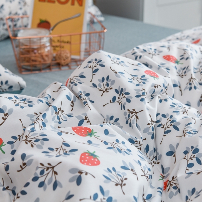 91家纺网 家纺一手货源 找家纺 捌月花颜系列全棉四件套 玲珑