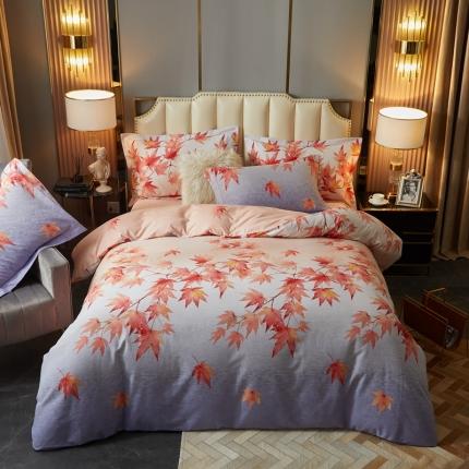 91家纺网 家纺一手货源 找家纺 （总）威克凯丽 2023新款全棉活性生态磨毛四件套