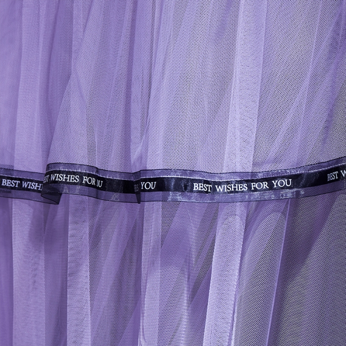 91家纺网 家纺一手货源 找家纺 艾晶美 2021新款蝴蝶结圆顶蚊帐 贵气紫