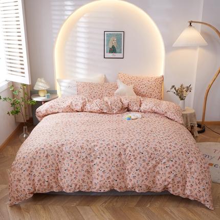 91家纺网 家纺一手货源 找家纺 一米阳光 2021新款碎花款四件套 淡雅