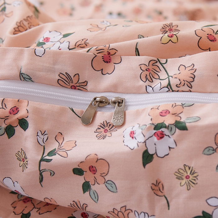 91家纺网 家纺一手货源 找家纺 一米阳光 2021新款碎花款四件套 淡雅