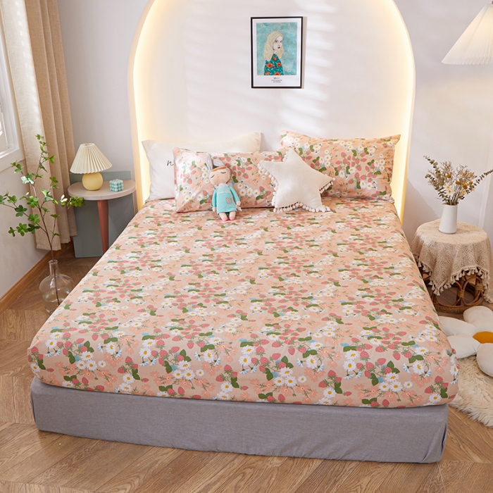 91家纺网 家纺一手货源 找家纺 一米阳光 2021新款碎花款四件套 多彩