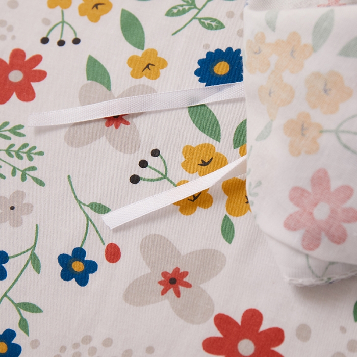 91家纺网 家纺一手货源 找家纺 一米阳光 2021新款碎花款四件套 花颜