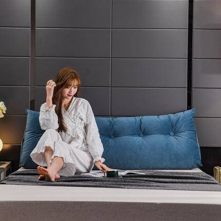 91家纺网 家纺一手货源 找家纺 （总）一兰 2021新款臻绒三角靠垫床头靠枕榻榻米靠背抱枕