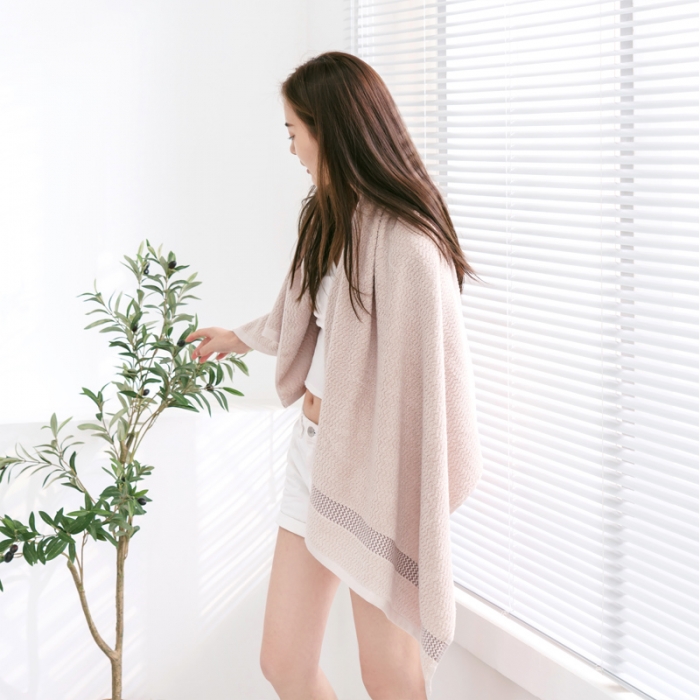 91家纺网 家纺一手货源 找家纺 （总）朴尔 2021新款全棉32股波浪纹系列毛巾浴巾