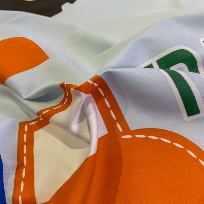 91家纺网 家纺一手货源 找家纺 金爱家 2021新款13372大版全棉卡通四件套 挖土车