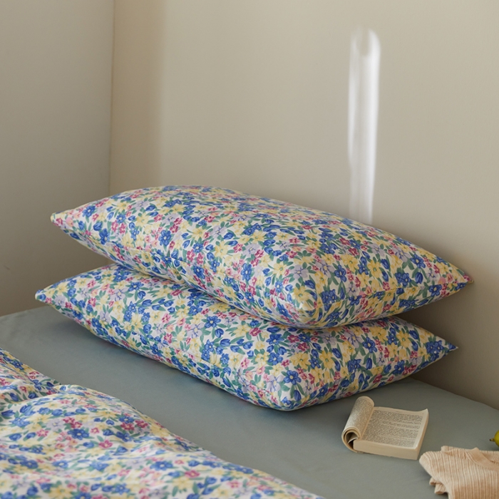 91家纺网 家纺一手货源 找家纺 窝米 2021新款全棉四件套花卉系列 幻境